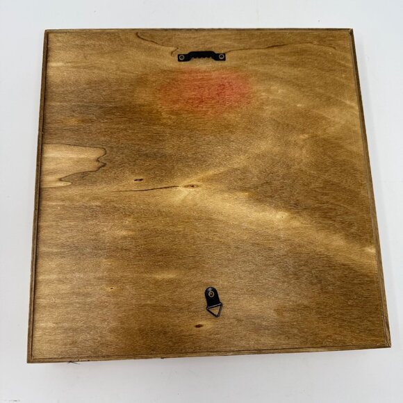 Wood Frame Glass Front Music Sheet Paper Flower Shadow Box 11" X 11"X 2" - Picture 3 of 3